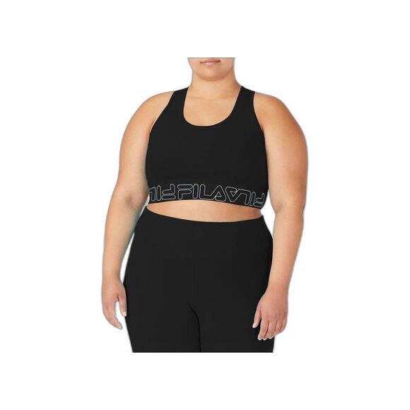 Fila Plus Size All Day Racerback High Impact Sports Bra - Picture 2 of 2